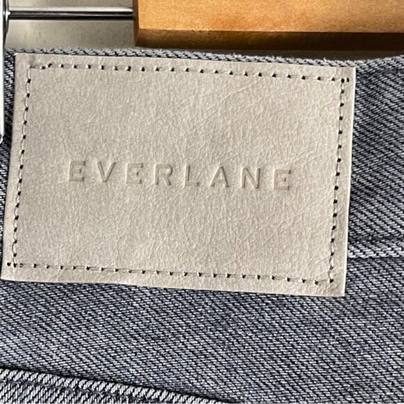 Everlane The Relaxed Straight leg Fit Organic Cotton Button Fly jeans grey 26 - Picture 8 of 12